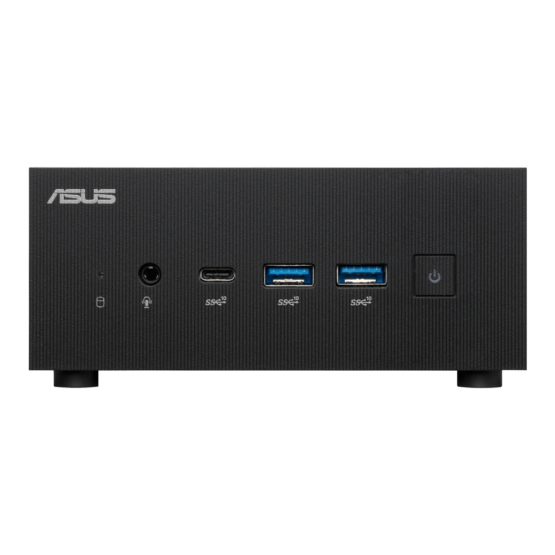 ASUS PN64 ports thunderbolt 4 micro pc